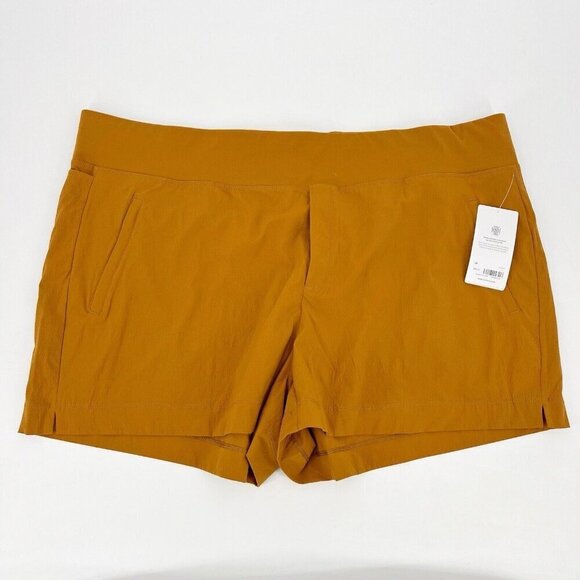 NWT Athleta Trekkie North Short Rust Orange 26 Outdoor Hiking Trail Camping - Picture 1 of 8